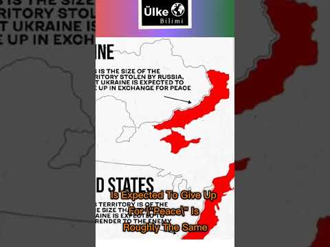 Did You Know This Is What Ukraine Is Asked to Give Up for Peace?#Ukraine #Geopolitics #MapComparison