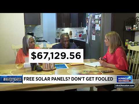 Free solar panels? Don&#039;t get fooled