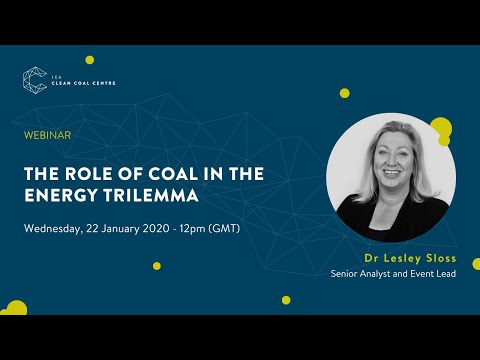 The Role of Coal in the Energy Trilemma | IEACCC Webinars