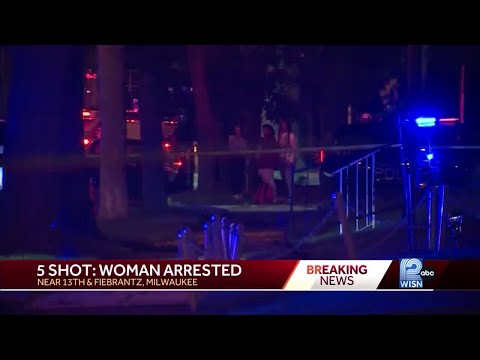 5 shot in Milwaukee after fight; woman arrested