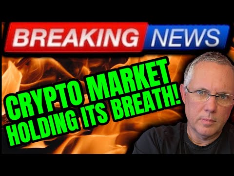 THE CRYPTO MARKET IS HOLDING ITS BREATH! CRYPTO NEWS!