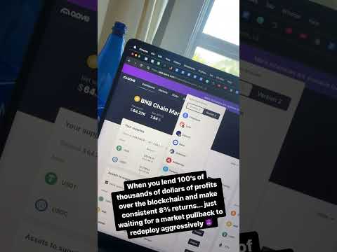 Lending $180k+ of profits on AAVE (DeFi Income)