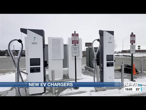 New electric vehicle charging stations to open at Bismarck Menards