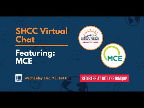 SHCC Virtual Chat: MCE - 2021 expansion plan in Solano County for clean and renewable energy sources