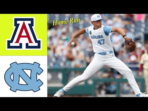 North Carolina vs Arizona | Jun 6, 2025 | NCAA Baseball Championship-Chapel Hill Super Regional