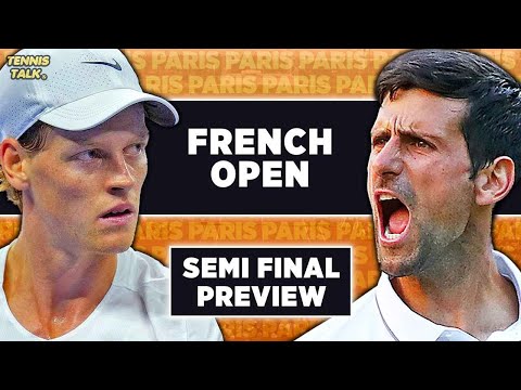 Sinner vs Djokovic | French Open 2025 Semifinal | Tennis Talk Prediction
