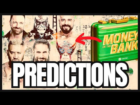 WWE MONEY IN THE BANK 2025 PREDICTIONS - Huge SURPRISE Winners?