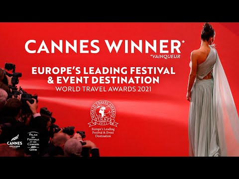 CANNES Winner WORLD TRAVEL AWARDS 2021 - EUROPE&#039;s Leading Festival &amp; Event Destination