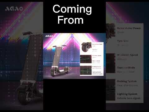 The Scooter Coming from the Future. Coolest ever, Powered by Solar! #scooter #bike #solar #future