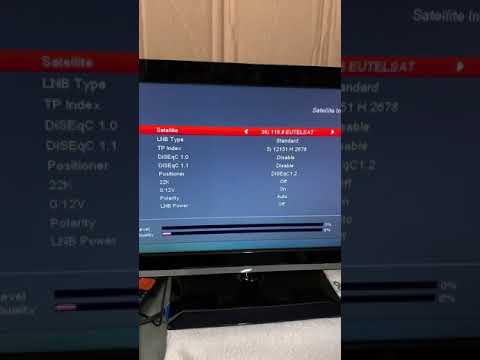 No Signal on your Free Satellite TV Receiver? Turn LNB Power ON! #shorts