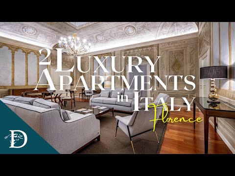 Inside two Luxury Apartments for sale in Florence