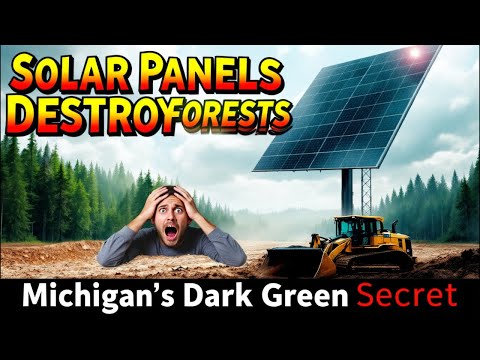 Solar Panels DESTROY Forests: Michigan&#039;s Dark Green Secret 😱