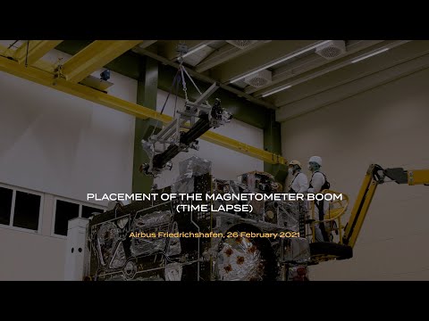 Placement of the Magnetometer Boom (time-lapse)