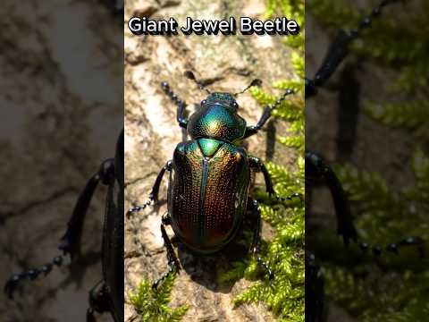 Giant Jewel Beetle – Iridescent AI Insect Beauty in 4K | #GiantJewelBeetle #aigeneratedvisuals