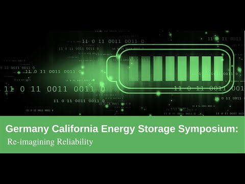 Germany California Energy Storage Symposium