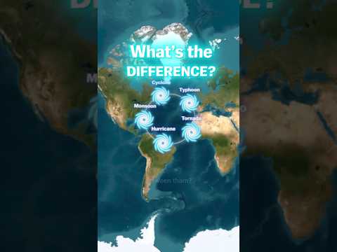 🌪️ Hurricanes, Tornadoes, Typhoons, Cyclones &amp; Monsoons 🌧️ What’s the Difference?