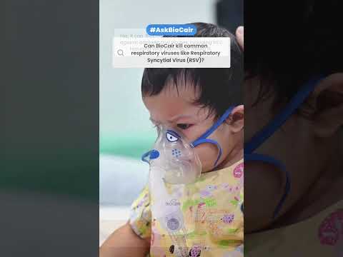 Can BioCair Kill Respiratory Viruses Like RSV? 🦠 Find Out Now! #BioCair #Disinfection #RSV #shorts