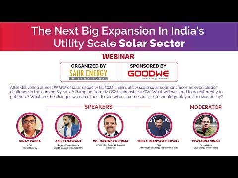 Webinar: The Next Big Expansion In India s Utility Scale Solar Sector | Goodwe Inverters