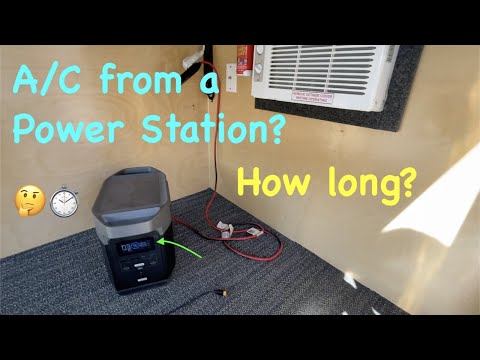 How long can an AC run off a Power Station? | EcoFlow Delta