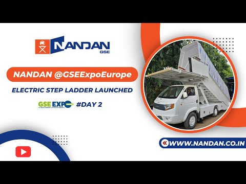 Nandan GSE Unveils Electric Step Ladder at GSE Expo Europe 2024