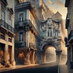 Generate a high-definition, realistic image that represents hidden historical treasures in Lisbon. This could include ancient alleyways, secret architectural features, or hidden artifacts, all located in the captivating city of Lisbon. The image should convey the richness of history found in unexplored corners of the city.