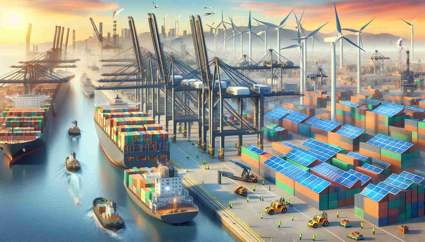 Major Shipping Companies and Ports Pledge to Embrace Sustainable Energy Transition 