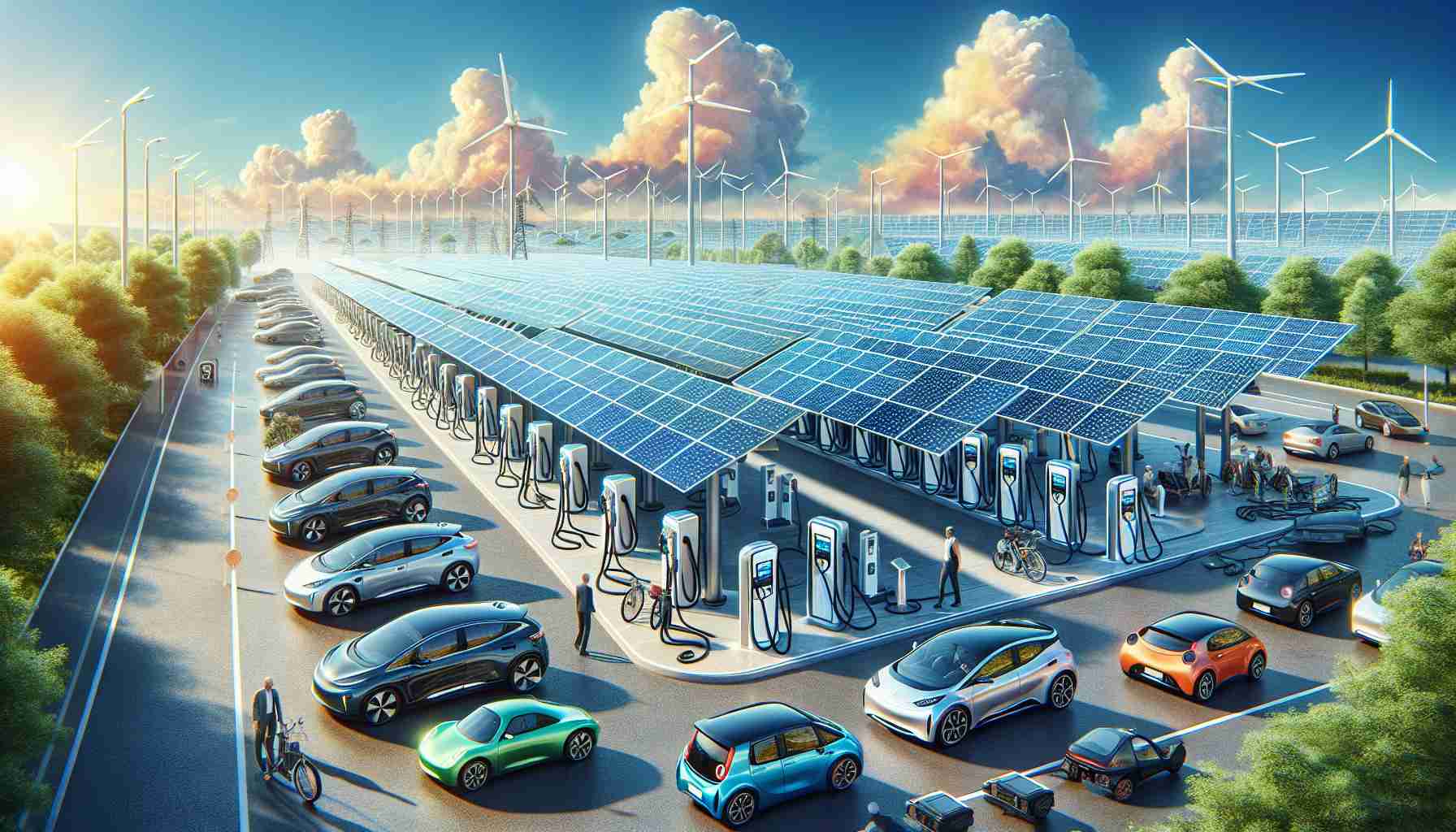 Future of Sustainable Transportation: Solar-Powered EV Chargers 