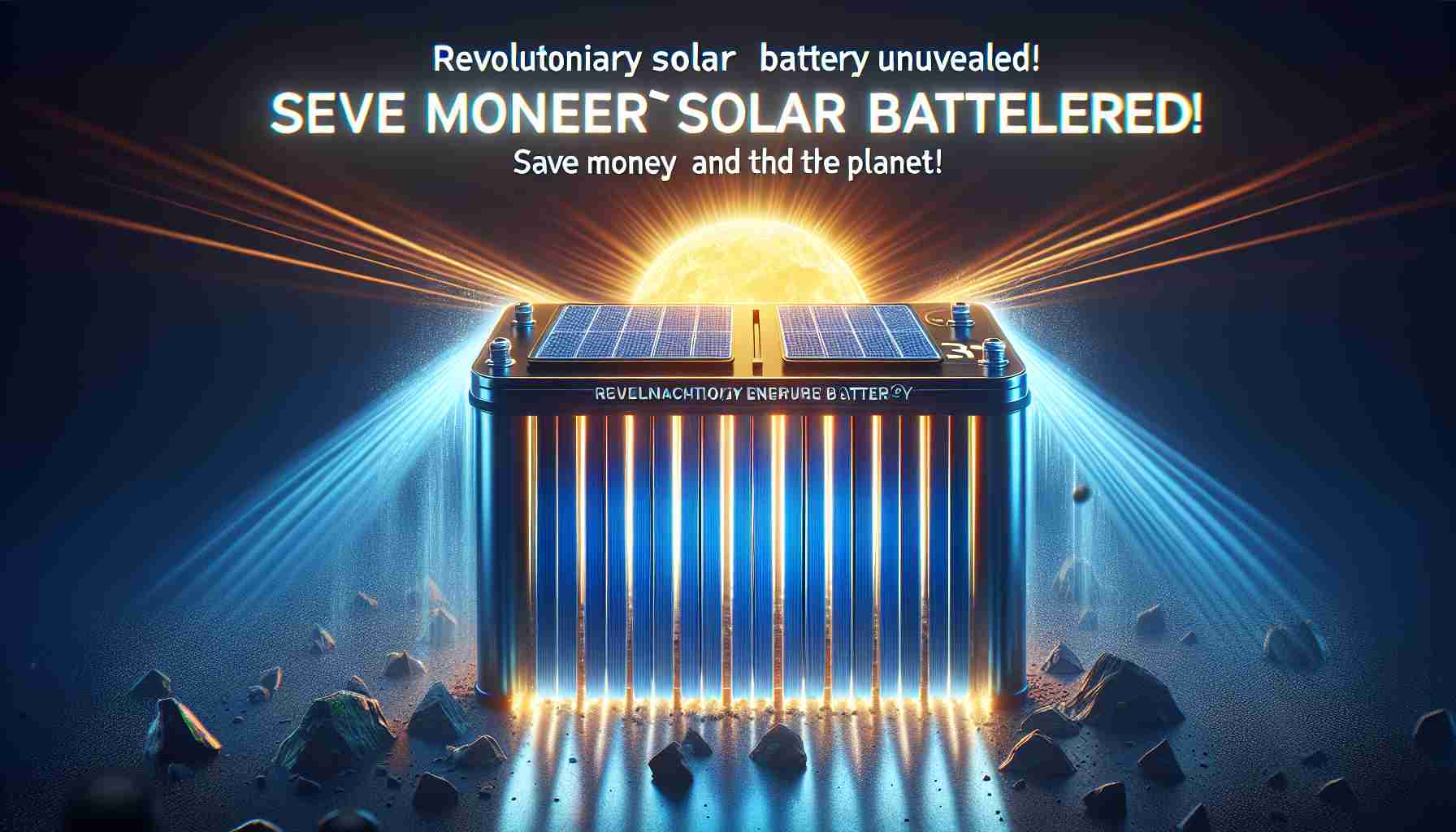 Revolutionary Solar Battery Unveiled! Save Money and the Planet! 