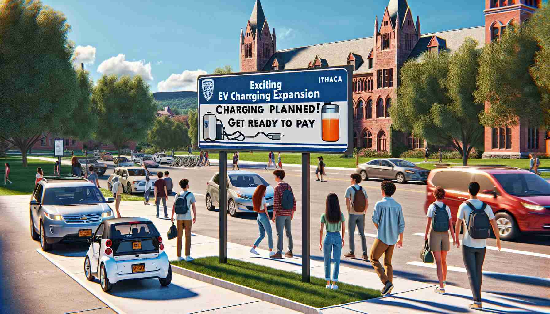 Exciting EV Charging Expansion Planned! Get Ready to Pay at Ithaca College 