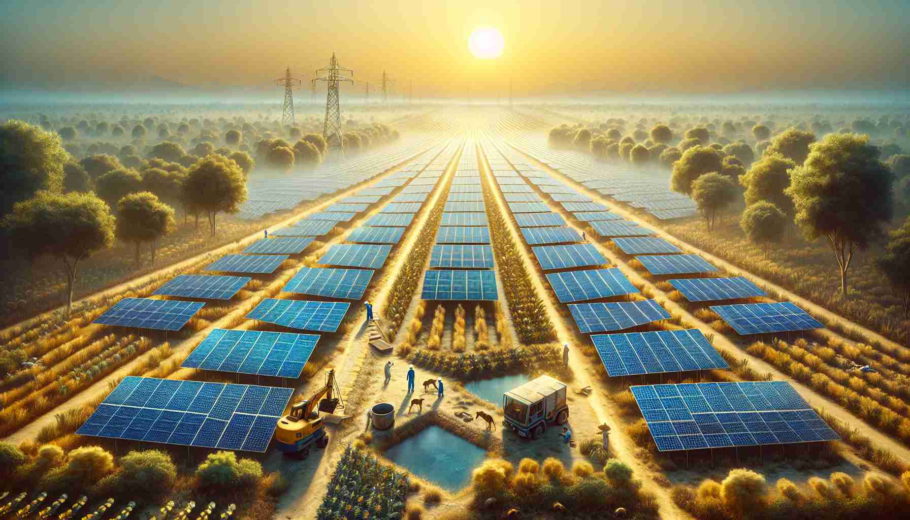 Massive Solar Project Unveiled! Powering Change in India! 