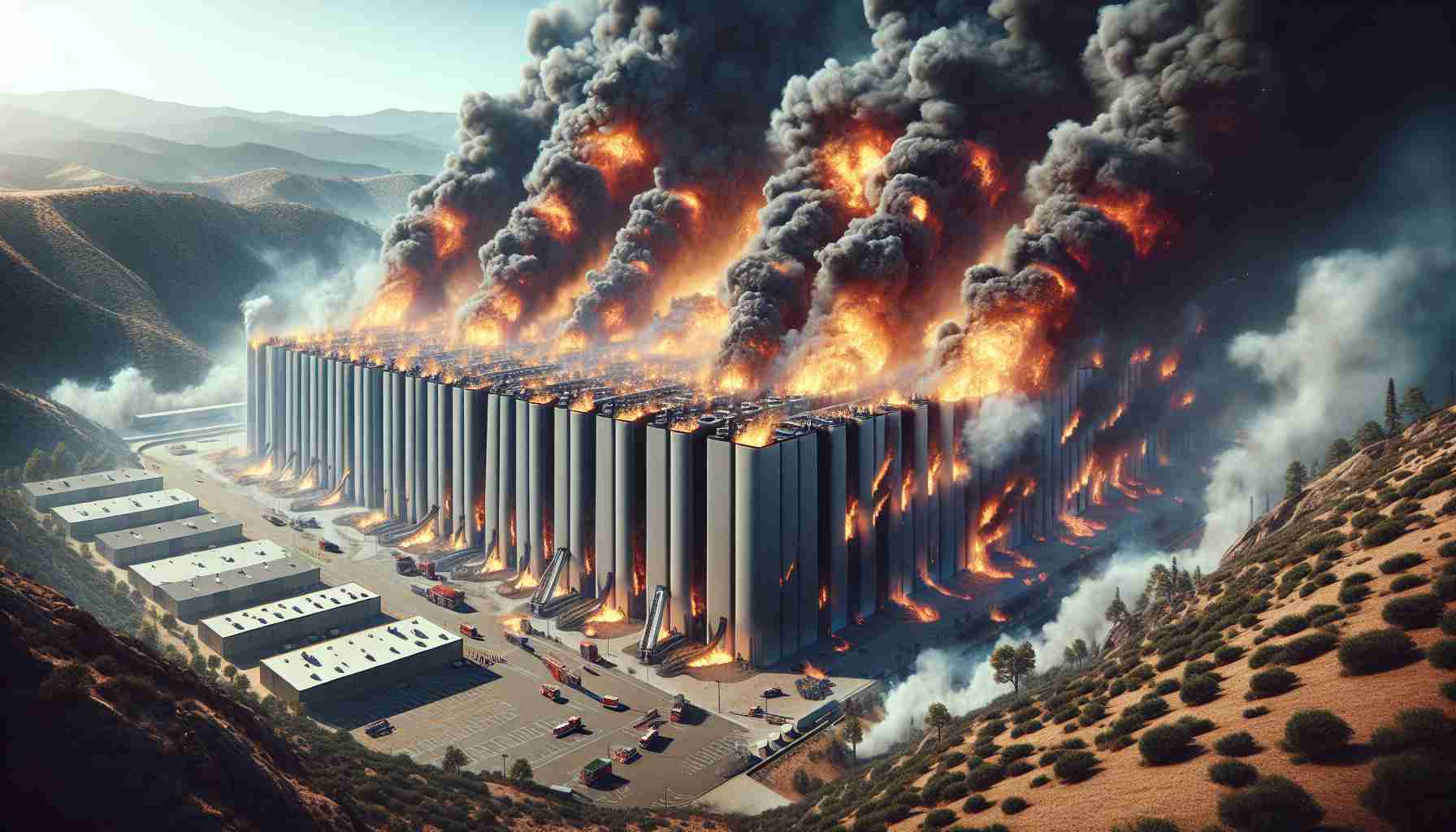 Massive Fire Shuts Down California's Largest Battery Storage Plant 