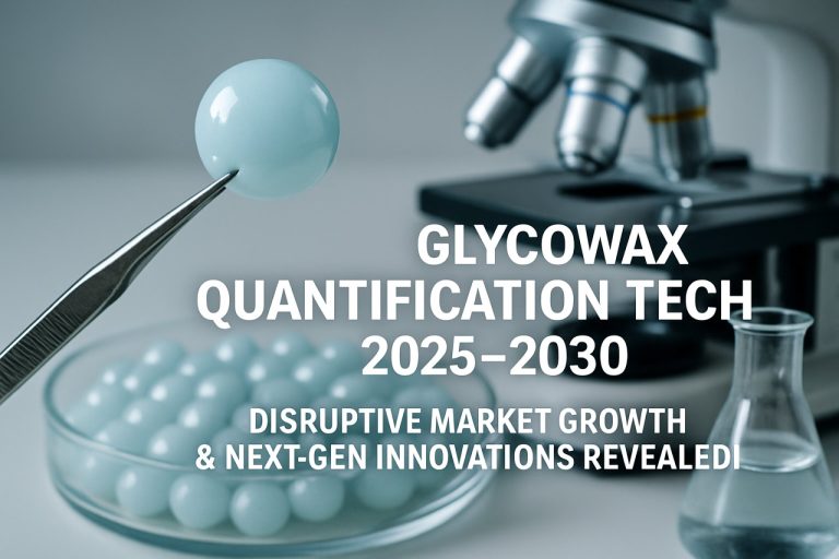 Quantificação de Glycowax 2025–2030: Crescimento de Mercado Disruptivo e Inovações de Próxima Geração Reveladas! 