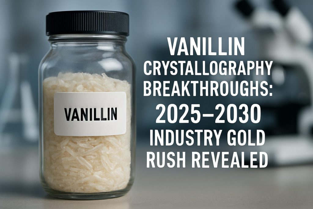 Vanillin Crystallography Breakthroughs: 2025–2030 Industry Gold Rush Revealed Vanillin Crystallography Breakthroughs: 2025–2030 Industry Gold Rush Revealed