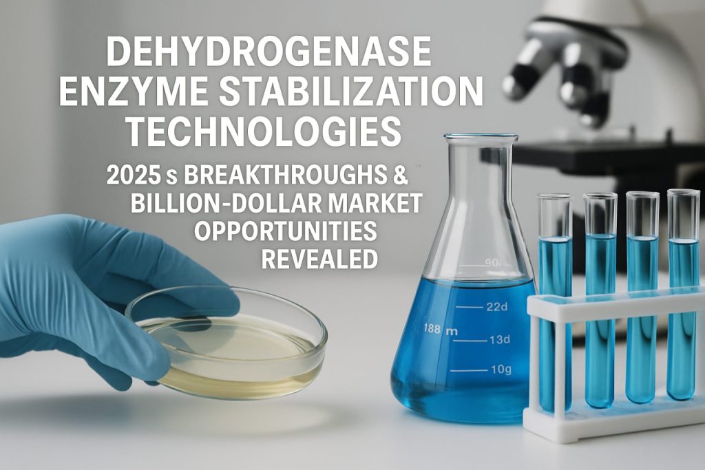 Dehydrogenase Enzyme Stabilization Technologies: 2025’s Breakthroughs & Billion-Dollar Market Opportunities Revealed Dehydrogenase Enzyme Stabilization Technologies: 2025’s Breakthroughs & Billion-Dollar Market Opportunities Revealed