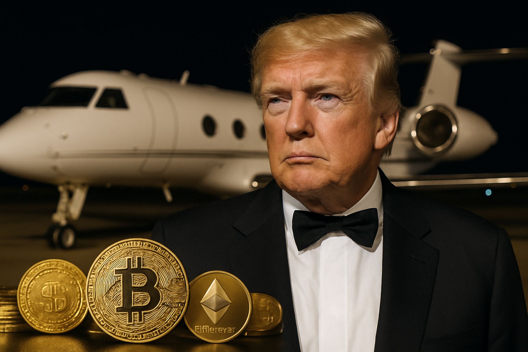 Luxury Jets, Crypto Coins, and the Art of Political Evasion: What Really Happened at Trump’s Exclusive Gala? 