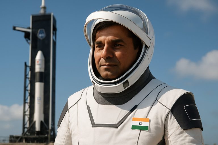 Axiom-4 Launch: Indian Fighter Pilot Set to Make History on International Space Station
