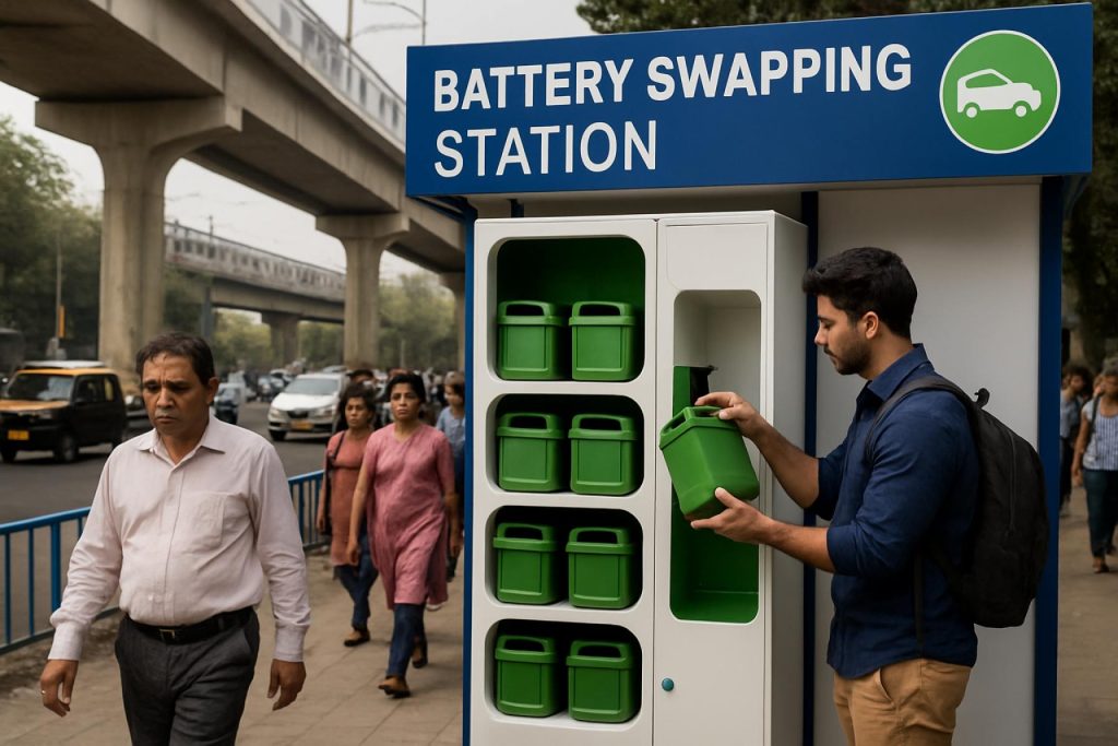 Mumbai’s Metro EV Battery Swap Stations Ignite New Pedestrian Fears—Will Walking Get Squeezed Out? Mumbai’s Metro EV Battery Swap Stations Ignite New Pedestrian Fears—Will Walking Get Squeezed Out?