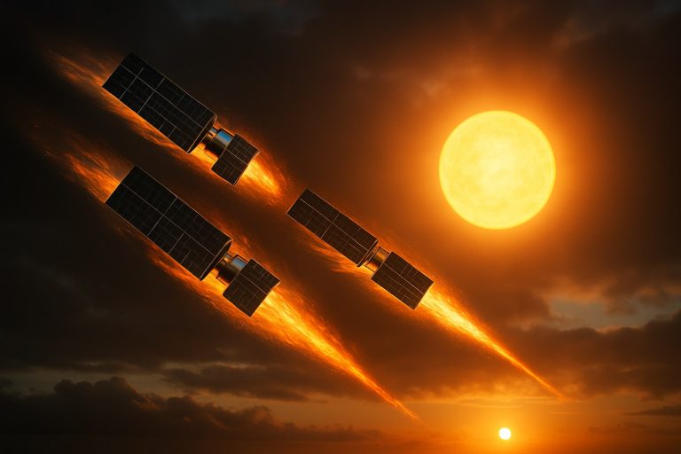 Les satellites Starlink tombent du ciel - Et le soleil est à blâmer en 2025. 