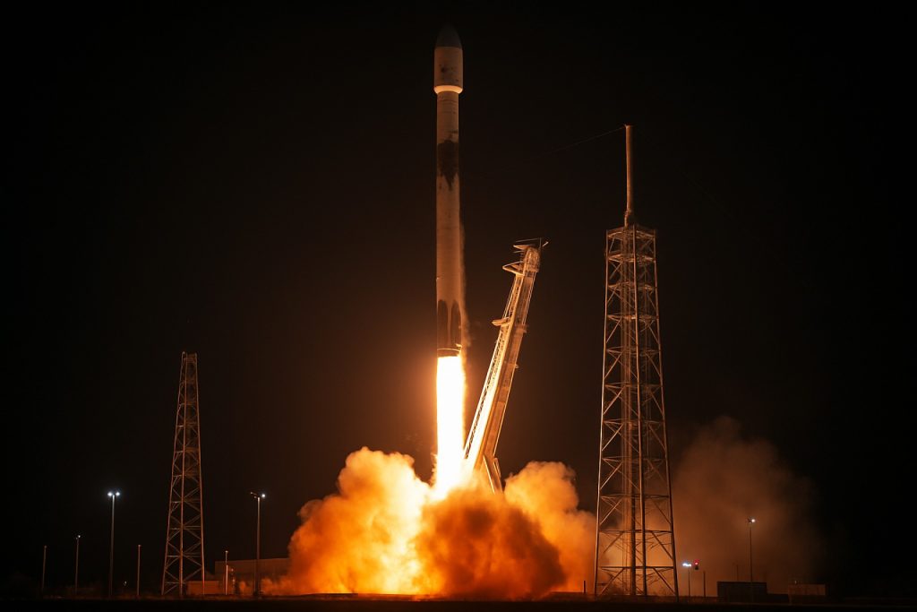 SpaceX Ignites the Night: Midnight Falcon 9 Launch Delivers Next-Gen SiriusXM SXM-10 Satellite in Spectacular Fashion SpaceX Ignites the Night: Midnight Falcon 9 Launch Delivers Next-Gen SiriusXM SXM-10 Satellite in Spectacular Fashion